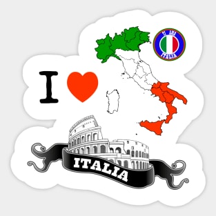 i love italia Sticker